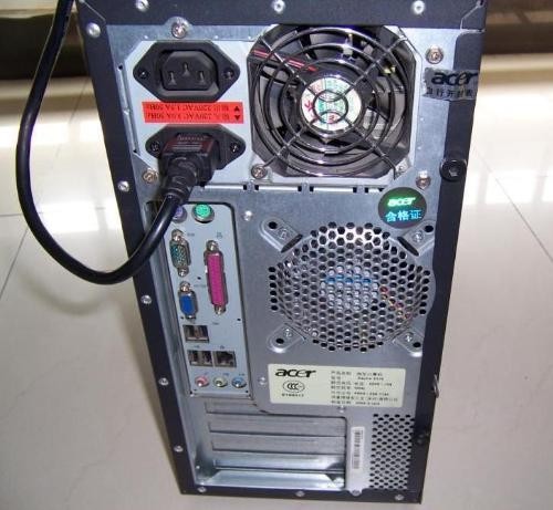 方法一：檢查主機(jī)電源工作故障！