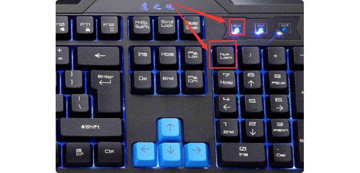 一、鍵盤NumLock指示燈！